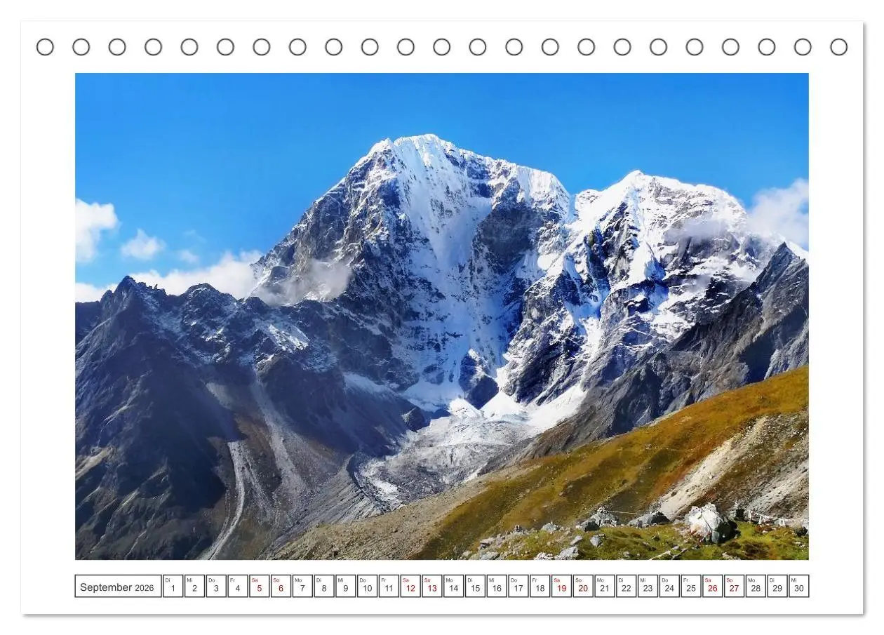 Bild: 9783516600452 | Himalaya - Bergparadies (Tischkalender 2026 DIN A5 quer), CALVENDO...