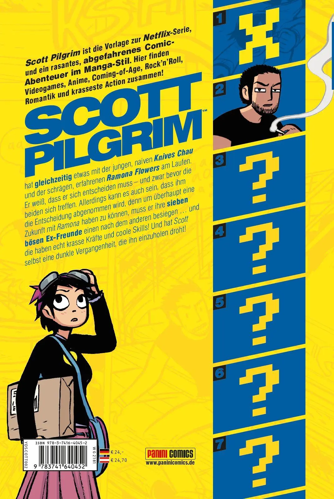 Rückseite: 9783741640452 | Scott Pilgrim | Bd. 2 (von 6): Gegen den Rest der Welt | O'Malley