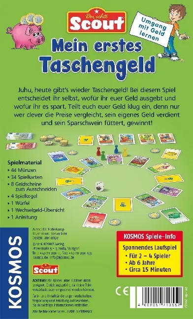 Bild: 4002051710552 | Mein erstes Taschengeld (Kinderspiel) | Mitbringspiel | Kai Haferkamp