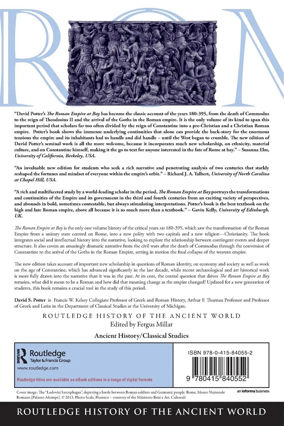Rückseite: 9780415840552 | The Roman Empire at Bay, AD 180-395 | David S. Potter | Taschenbuch