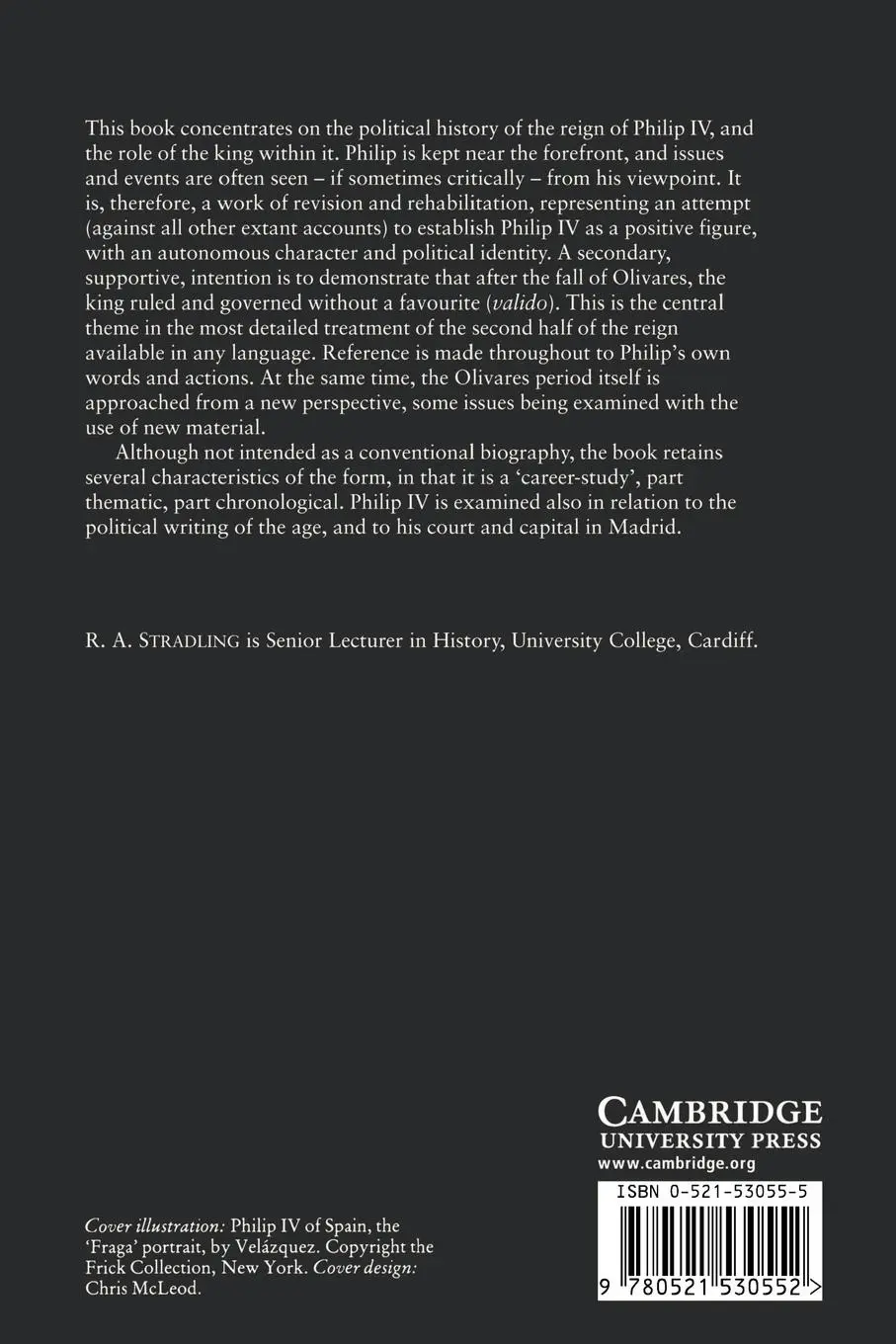 Rückseite: 9780521530552 | Philip IV and the Government of Spain, 1621 1665 | R. A. Stradling