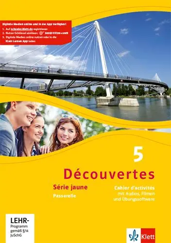 Cover: 9783126220552 | Découvertes Série jaune 5.Cahier d'activités mit Audios, Filmen und...