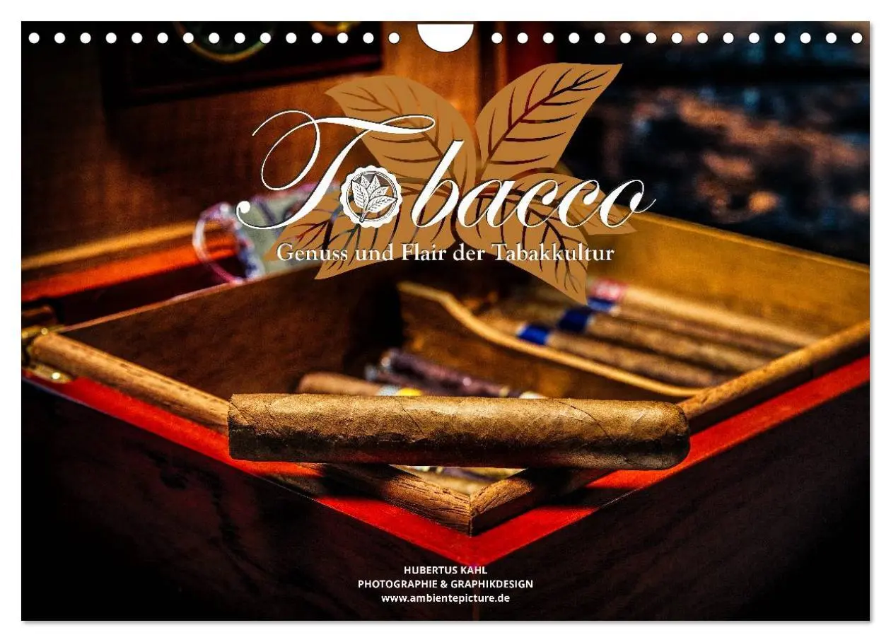 Cover: 9783457980552 | Tobacco - Genuss und Flair der Tabakkultur (Wandkalender 2026 DIN...