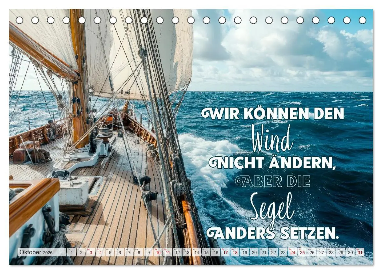 Bild: 9783516210552 | KÜSTENZAUBER Sehnsucht nach Meer (Tischkalender 2026 DIN A5 quer),...