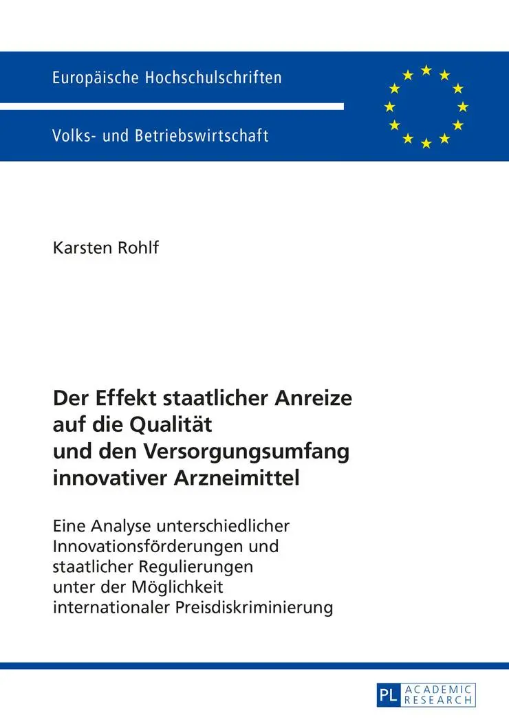Cover: 9783631670552 | Der Effekt staatlicher Anreize auf die Qualität und den...