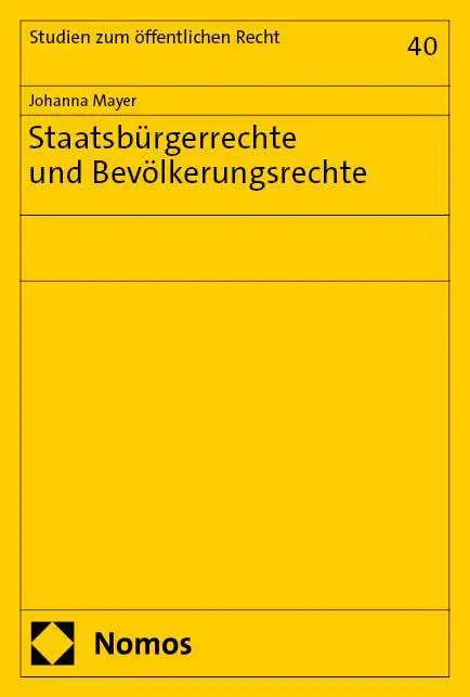 Staatsbürgerrechte und Bevölkerungsrechte