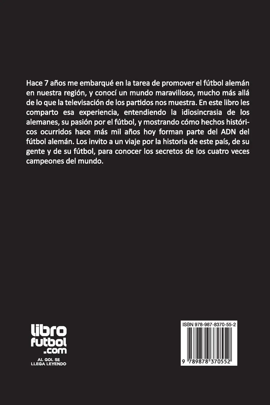 Rückseite: 9789878370552 | Fútbol Alemán | Ezequiel Daray | Taschenbuch | Spanisch | 2022