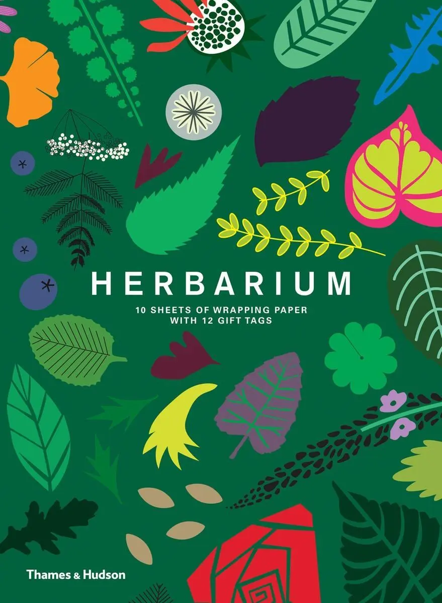 Cover: 9780500420652 | Herbarium Gift Wrap | 10 Sheets of Wrapping Paper with 12 Gift Tags
