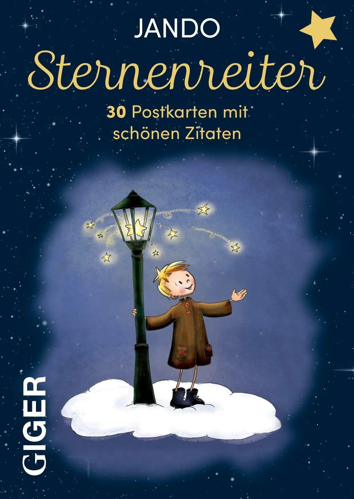 Cover: 9783039330652 | Grusskarten Sternenreiter | 30 Postkarten | Jando | Taschenbuch | 2023