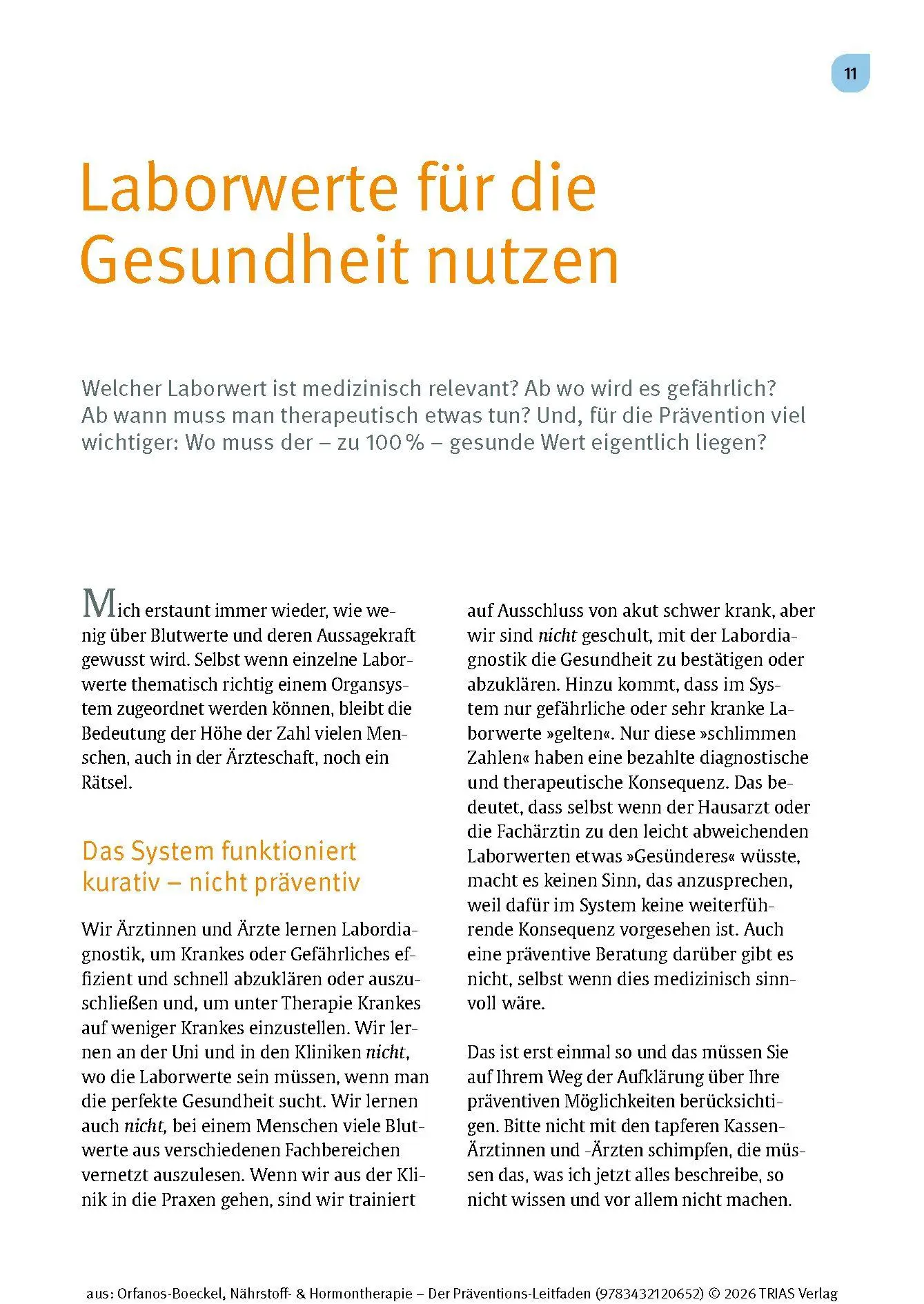 Bild: 9783432120652 | Nährstoff- &amp; Hormontherapie - Der Präventions-Leitfaden | Buch | 2025