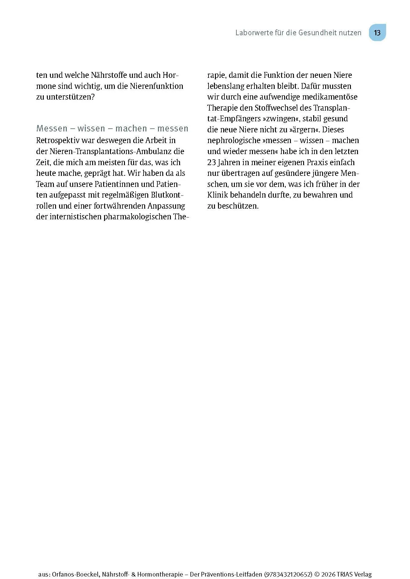Bild: 9783432120652 | Nährstoff- &amp; Hormontherapie - Der Präventions-Leitfaden | Buch | 2025