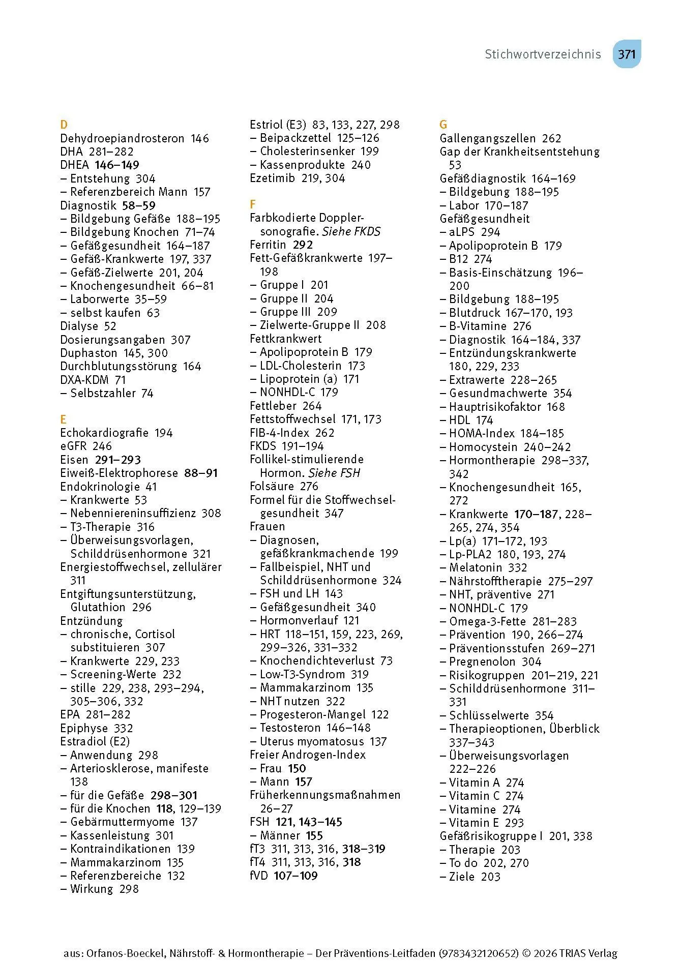 Bild: 9783432120652 | Nährstoff- &amp; Hormontherapie - Der Präventions-Leitfaden | Buch | 2025