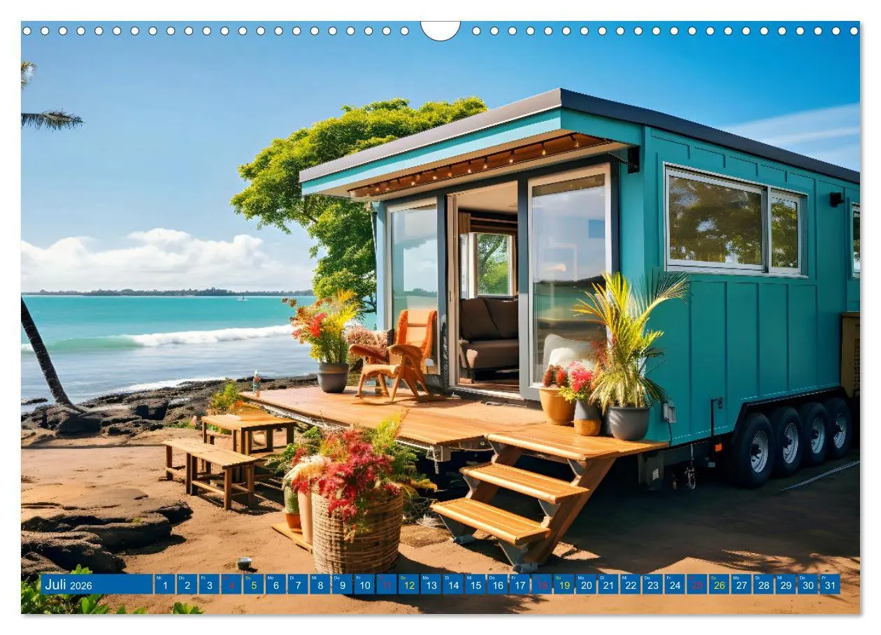 Bild: 9783457420652 | Tiny Houses - wohnen auf kleinstem Raum (Wandkalender 2026 DIN A3...