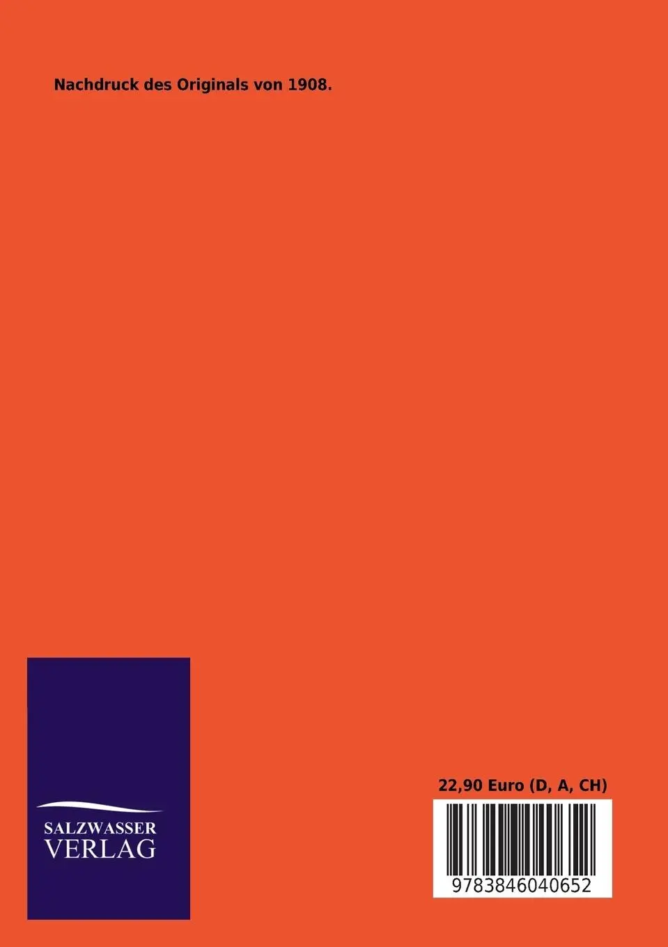 Rückseite: 9783846040652 | Der Eid | Richard Lasch | Taschenbuch | Paperback | 156 S. | Deutsch