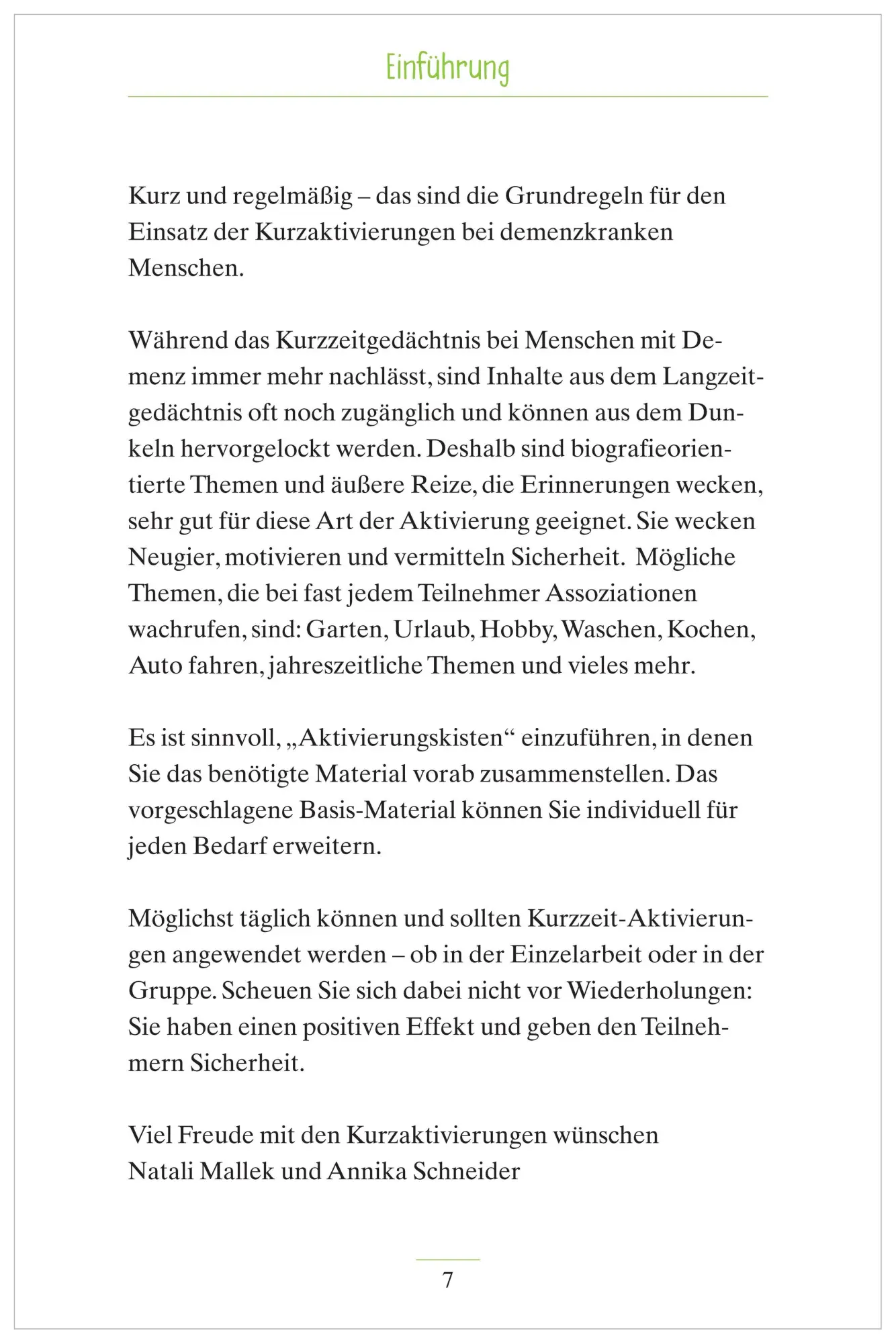 Bild: 9783944360652 | Kurzaktivierungen | Die beliebtesten Beschäftigungsideen für Senioren