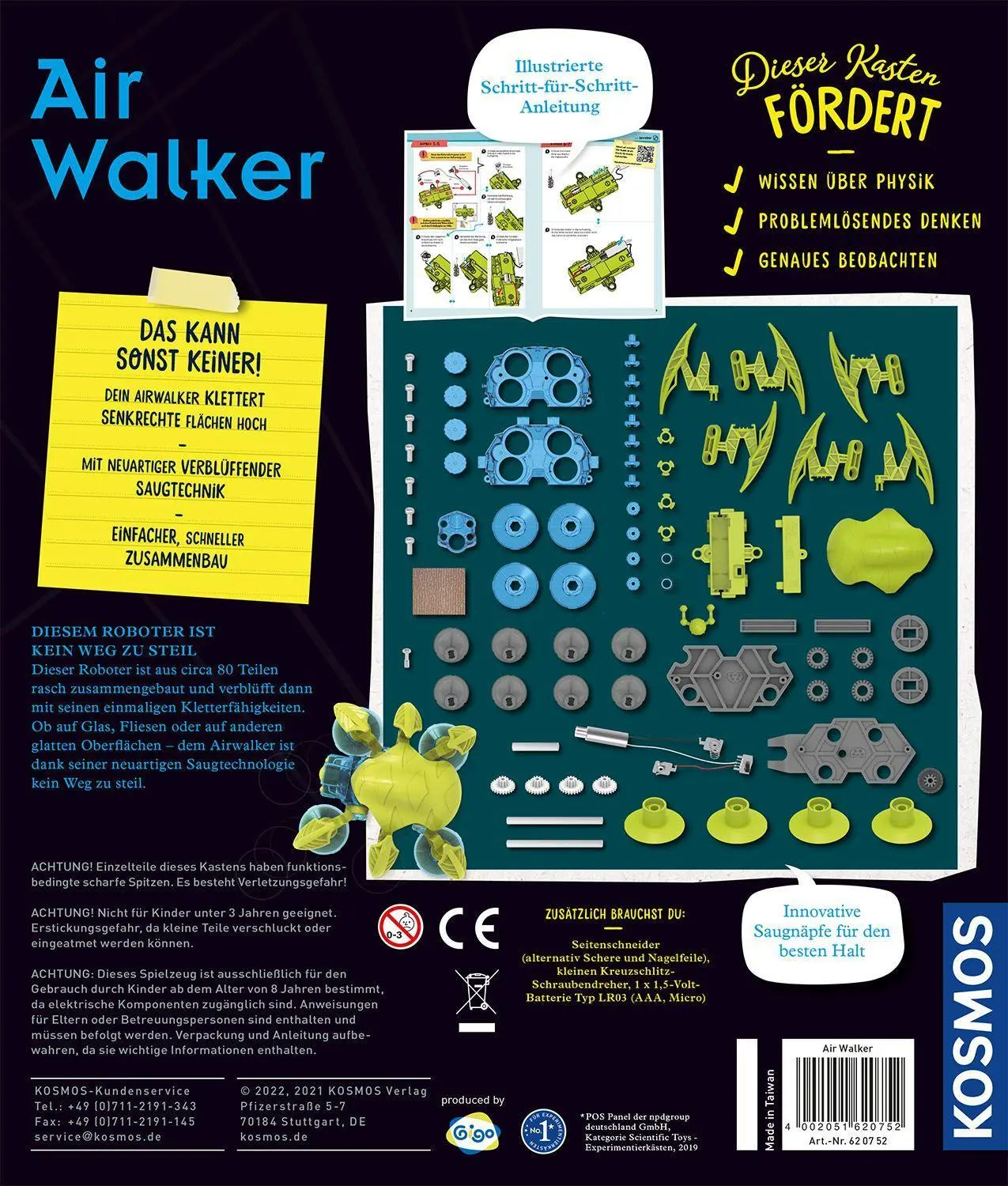 Bild: 4002051620752 | Airwalker | Experimentierkasten | Spiel | Brettspiel | 620752 | 2021