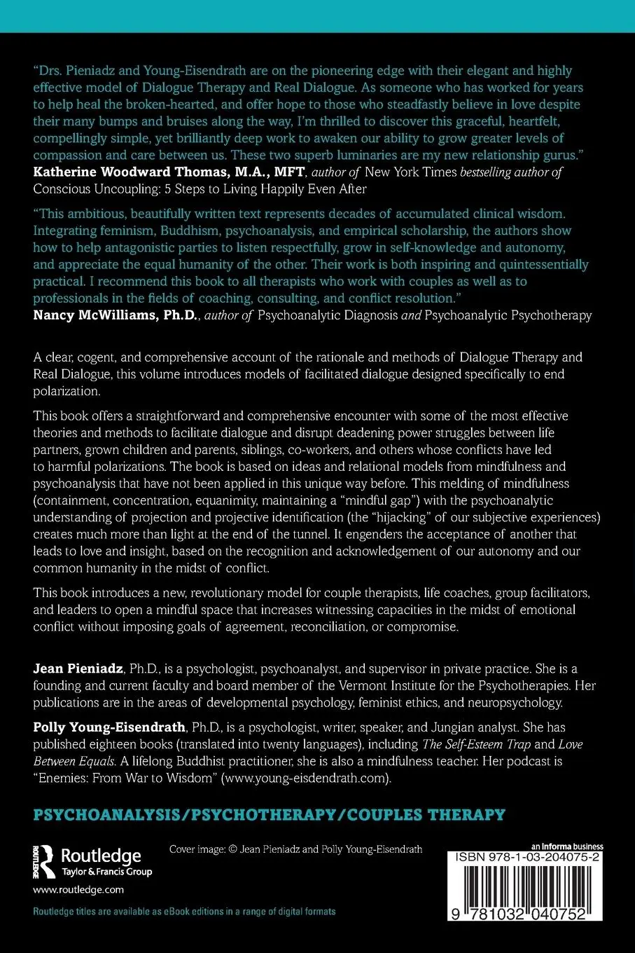Rückseite: 9781032040752 | Dialogue Therapy for Couples and Real Dialogue for Opposing Sides