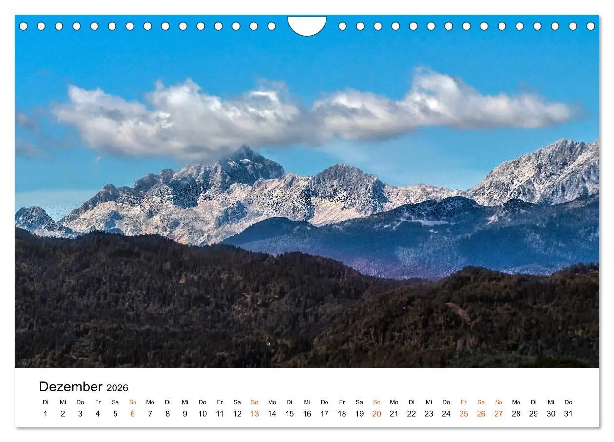 Bild: 9783457720752 | Oberkrain und Triglav-Nationalpark (Wandkalender 2026 DIN A4 quer),...