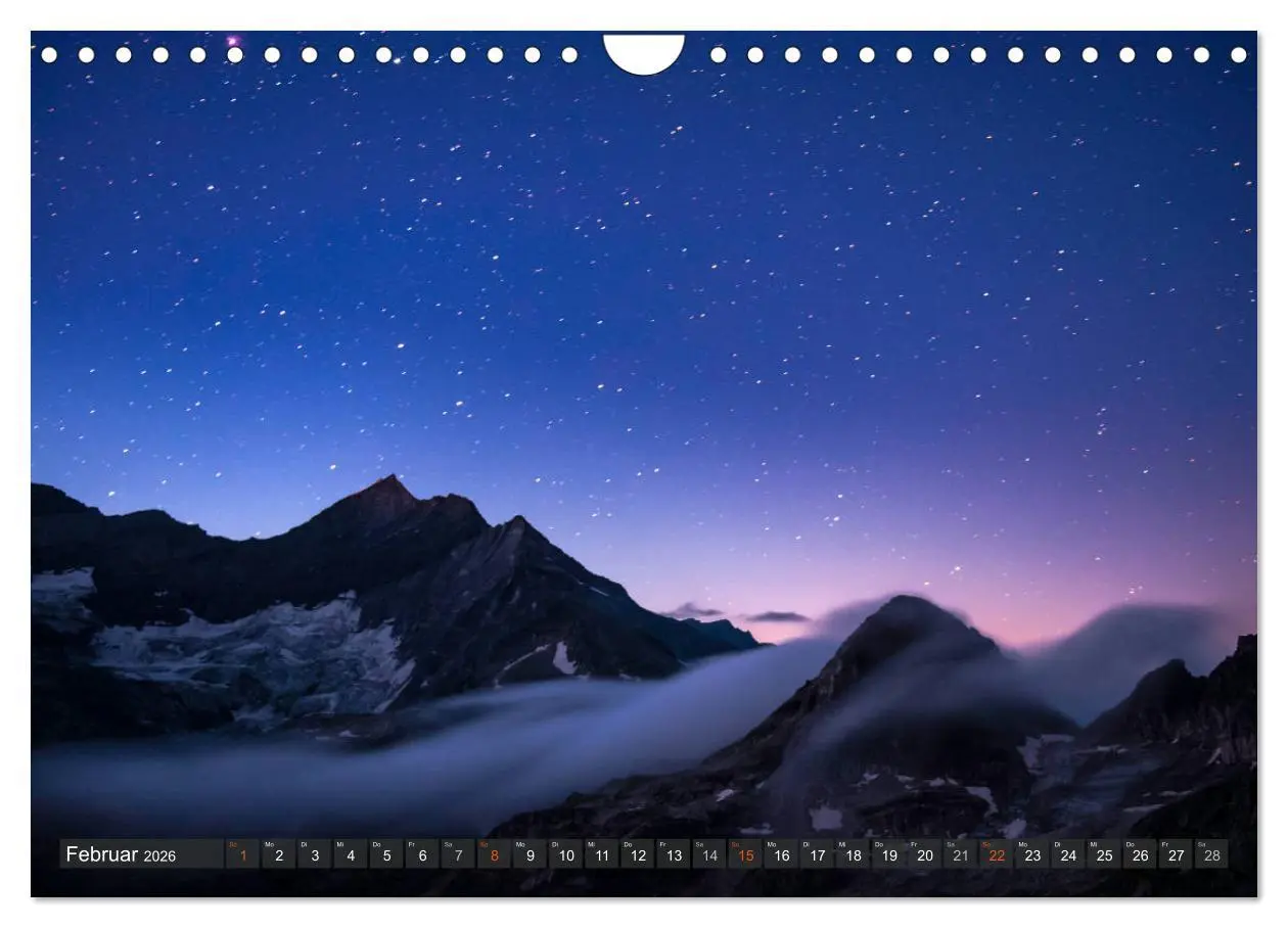 Bild: 9783457890752 | Himmelslichter - Mond und Sterne (Wandkalender 2026 DIN A4 quer),...