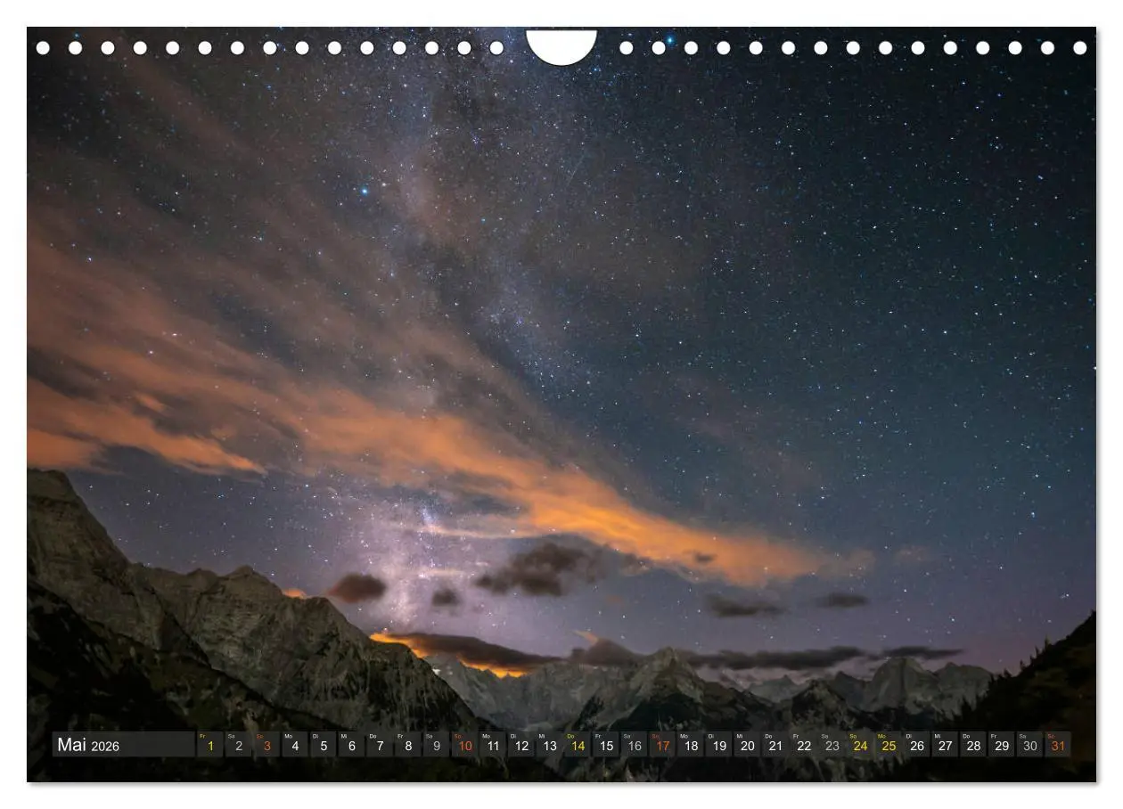 Bild: 9783457890752 | Himmelslichter - Mond und Sterne (Wandkalender 2026 DIN A4 quer),...