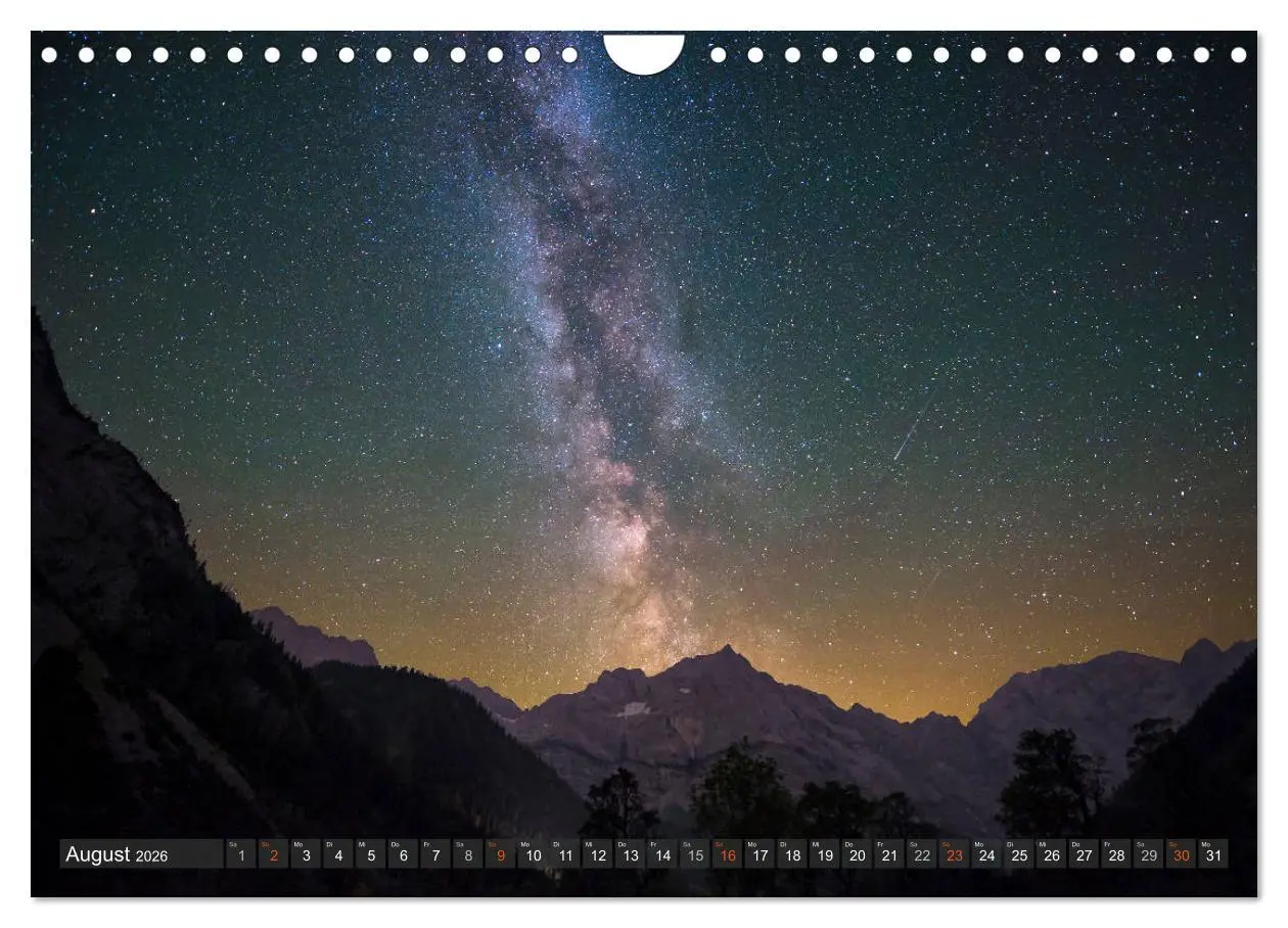 Bild: 9783457890752 | Himmelslichter - Mond und Sterne (Wandkalender 2026 DIN A4 quer),...