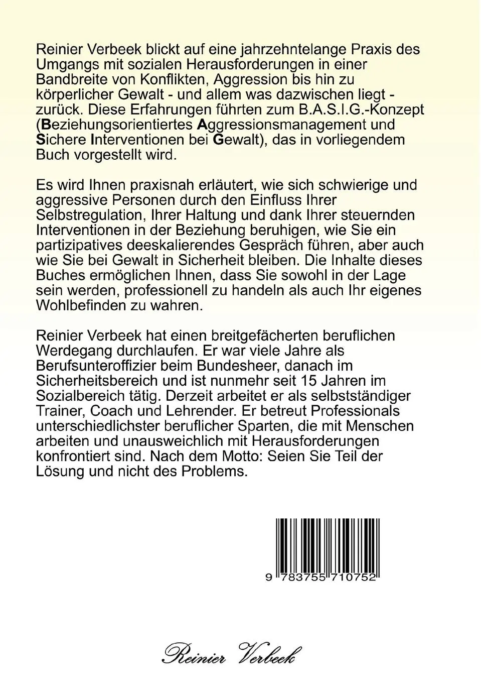 Rückseite: 9783755710752 | Raum zum Leben | Reinier Verbeek | Taschenbuch | Paperback | 204 S.