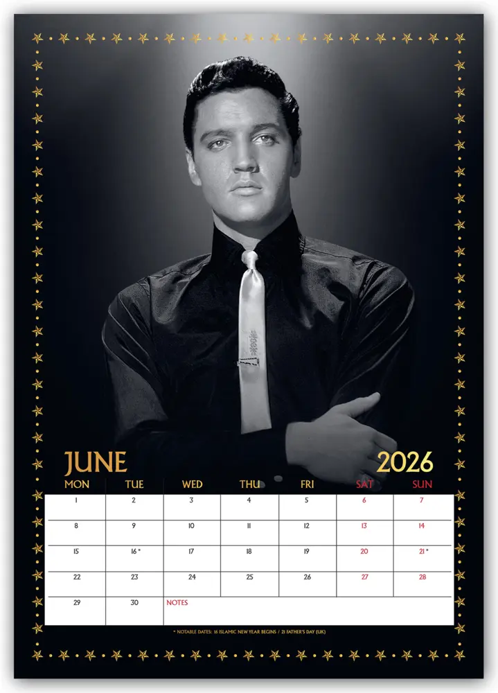 Bild: 9783803530752 | Elvis 2026 - A3-Posterkalender | Kalender | Spiralbindung | 14 S.