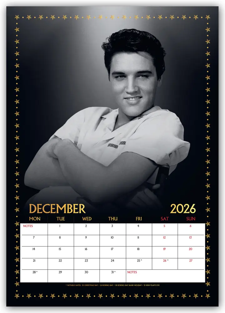 Bild: 9783803530752 | Elvis 2026 - A3-Posterkalender | Kalender | Spiralbindung | 14 S.