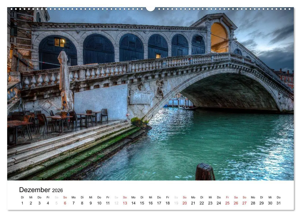Bild: 9783457950852 | Venedig - La Serenissima 2026 (hochwertiger Premium Wandkalender...