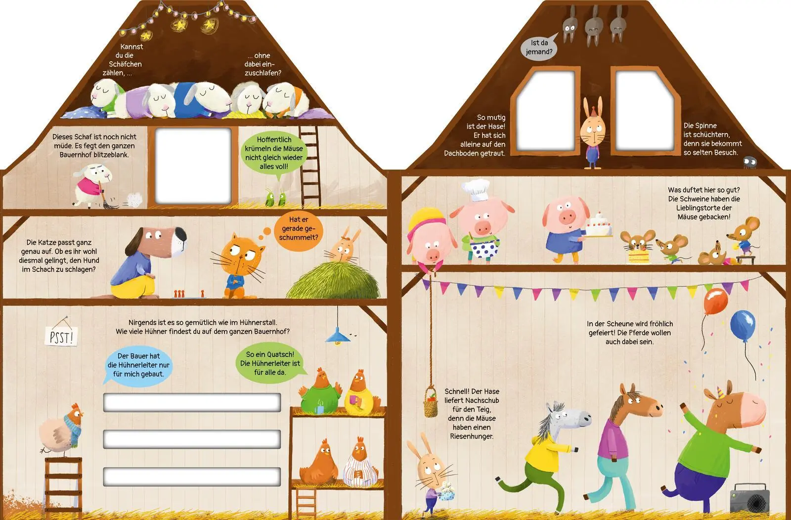 Bild: 9783480240852 | Buch &amp; Spielhaus zum Aufstellen: Mein Bauernhof | Andrea Ringli | Buch