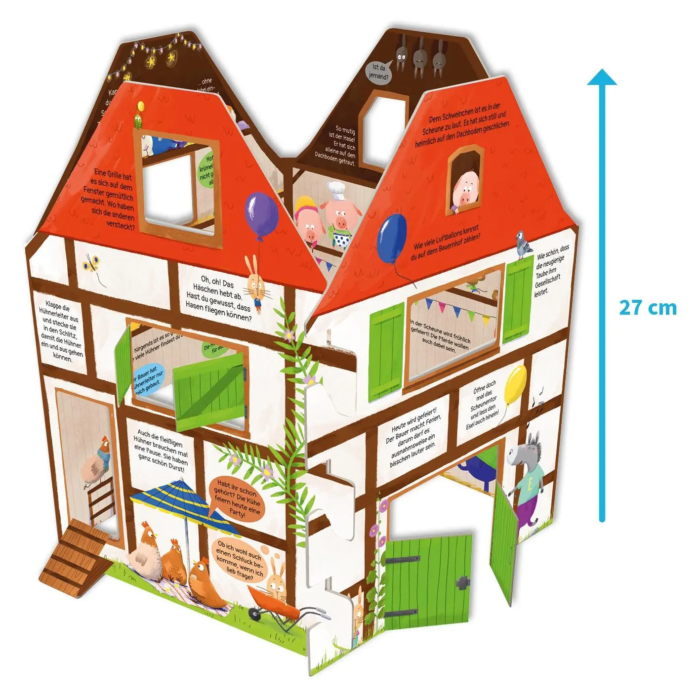 Bild: 9783480240852 | Buch &amp; Spielhaus zum Aufstellen: Mein Bauernhof | Andrea Ringli | Buch