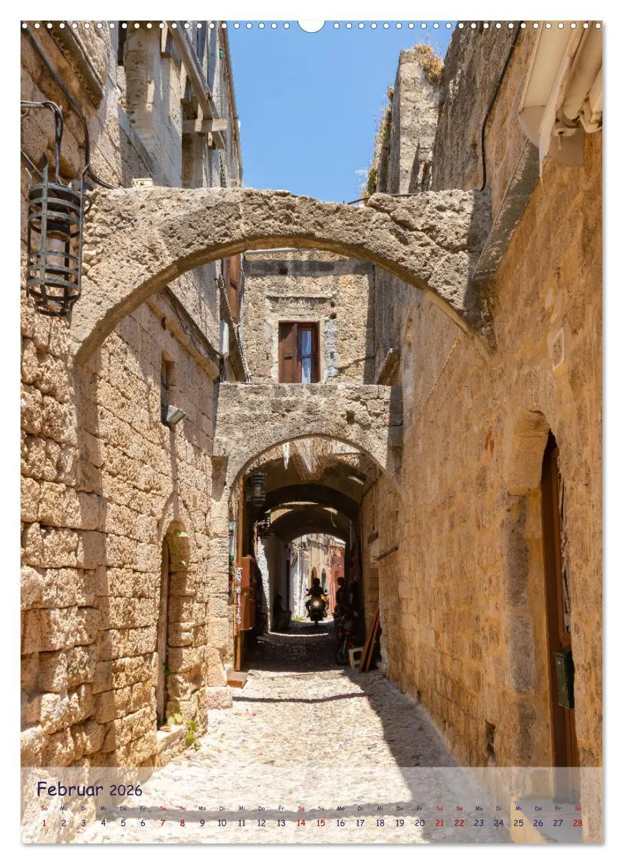 Bild: 9783516350852 | Ein Streifzug durch die Gassen der Insel Rhodos (Wandkalender 2026...
