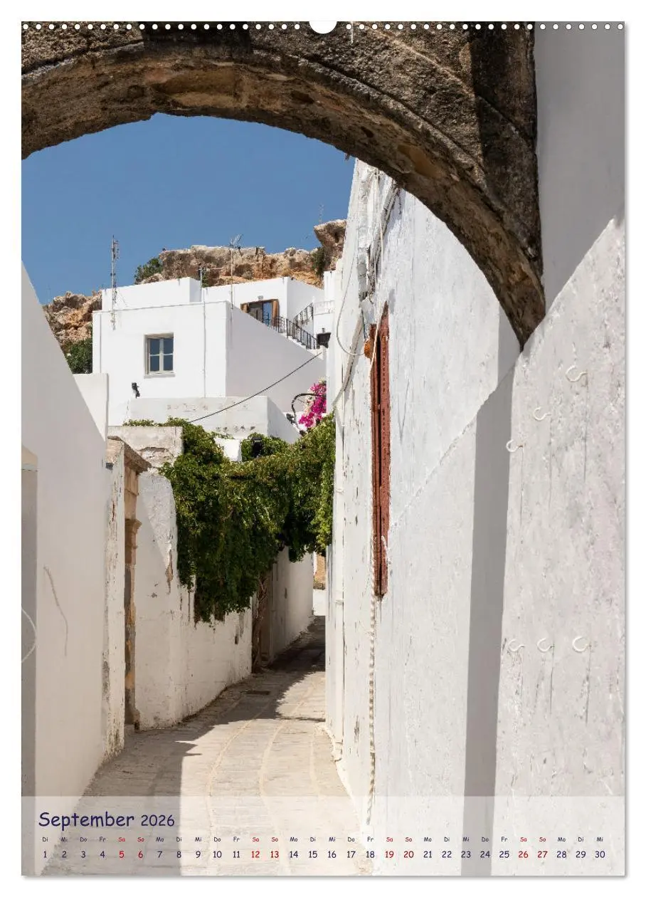 Bild: 9783516350852 | Ein Streifzug durch die Gassen der Insel Rhodos (Wandkalender 2026...