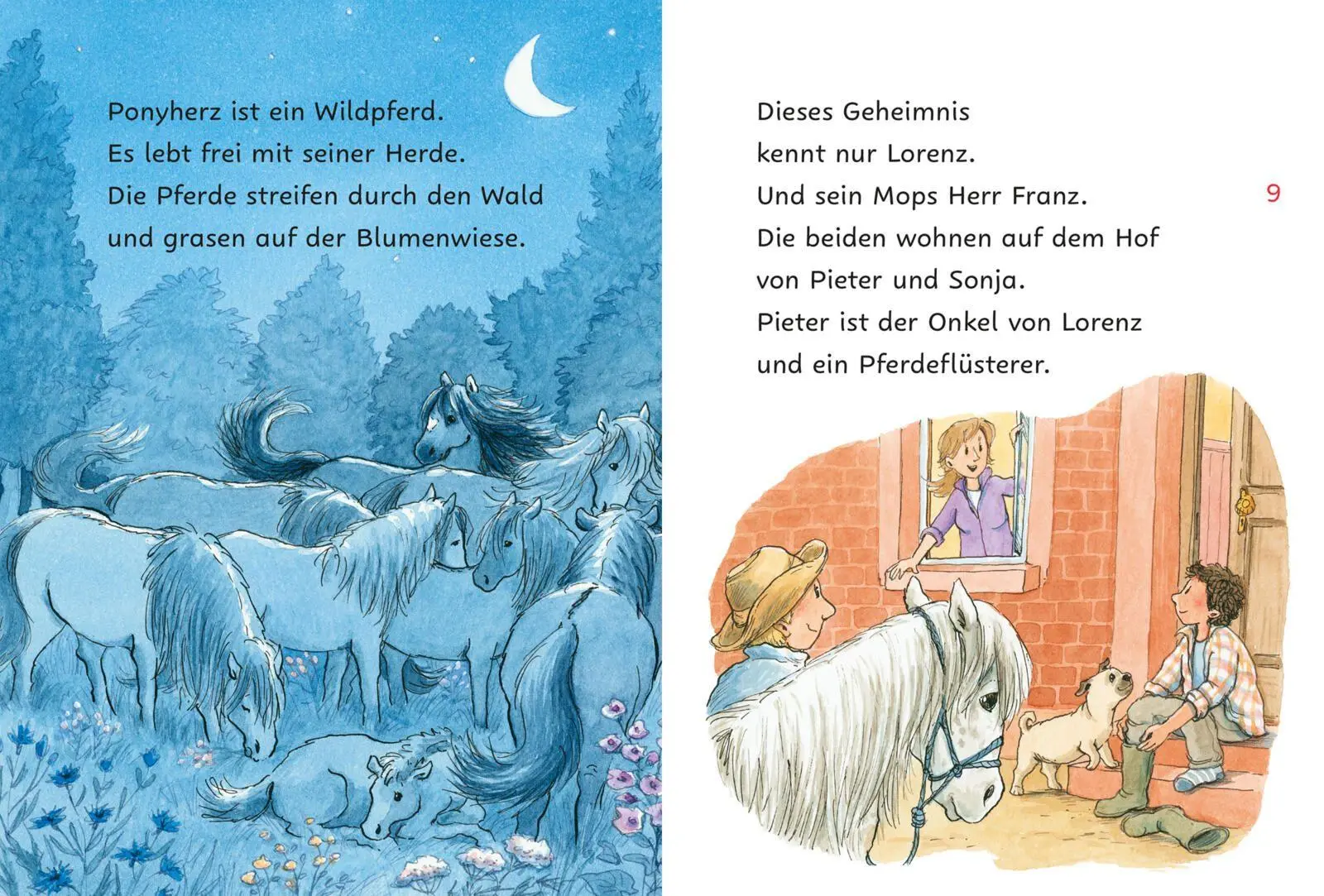 Bild: 9783551690852 | Ponyherz und Herr Franz: Kleines Fohlen, großer Held | Usch Luhn
