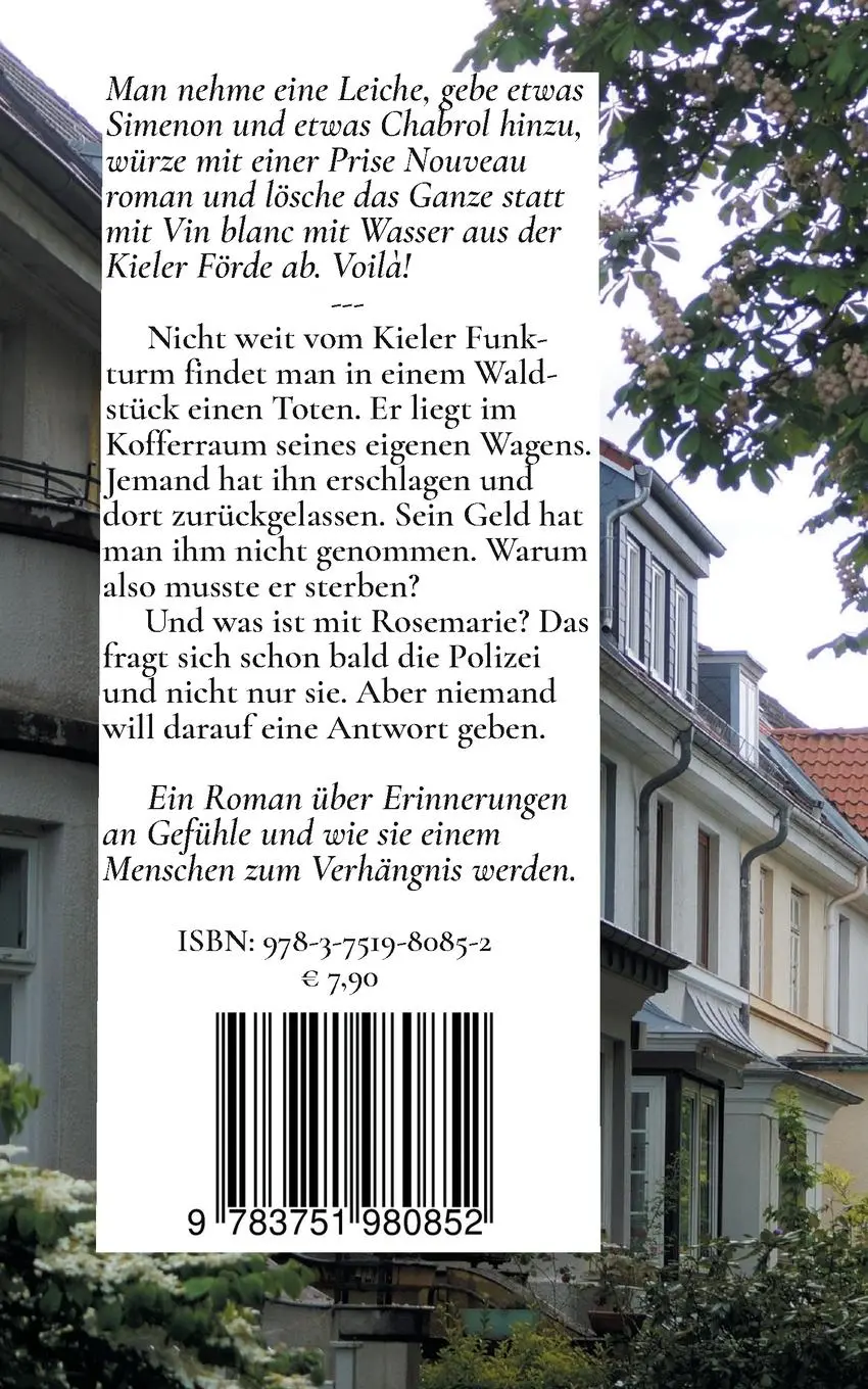 Rückseite: 9783751980852 | Und was ist mit Rosemarie? | Ein Kieler Kriminalroman | D. G. Ambronn
