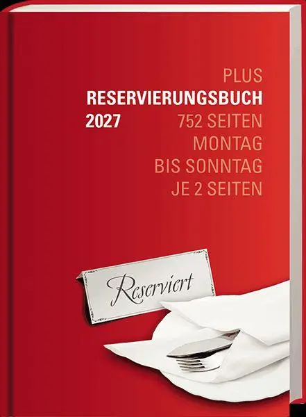 Cover: 9783887780852 | Reservierungsbuch "Plus" 2027 | Kalender | Deutsch | 2027