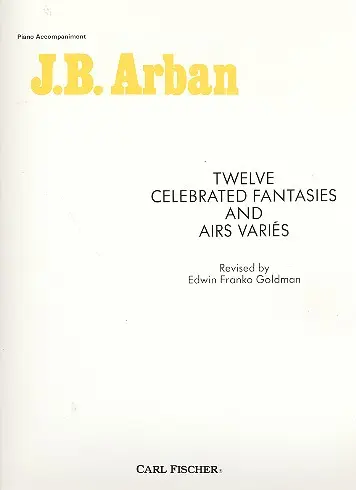 Cover: 9780825830952 | Celebrated Fantasies(12) &amp; Air | Jean-Baptiste Arban | Buch