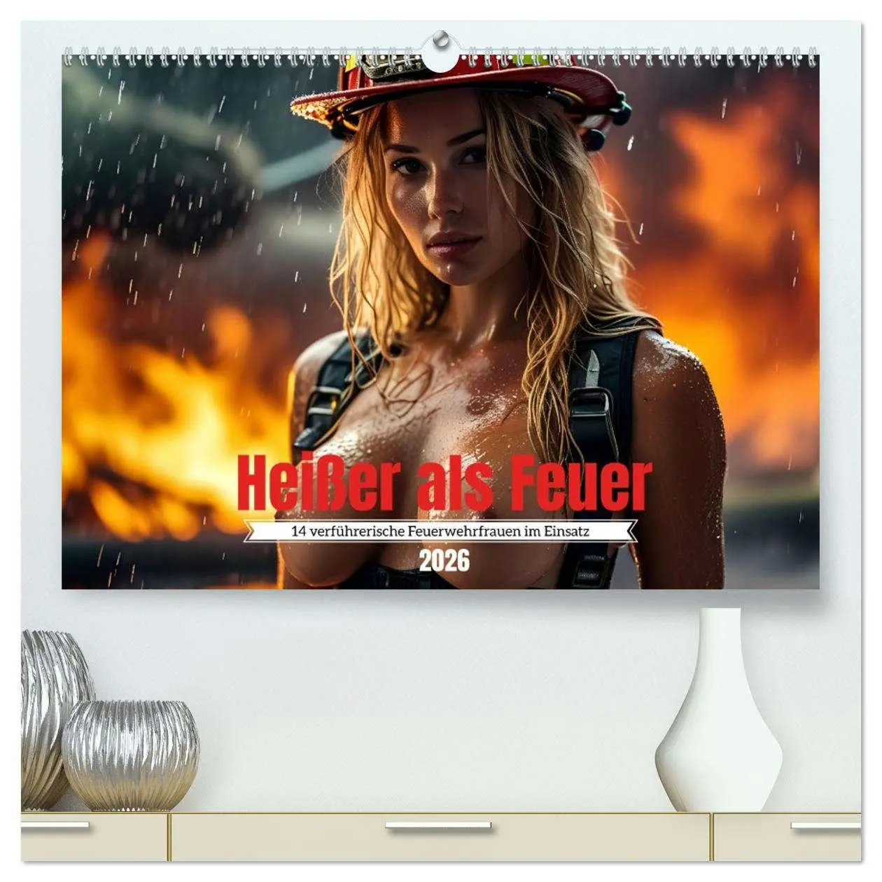 Cover: 9783457320952 | Heißer als Feuer: 14 verführerische Feuerwehrfrauen im Einsatz...