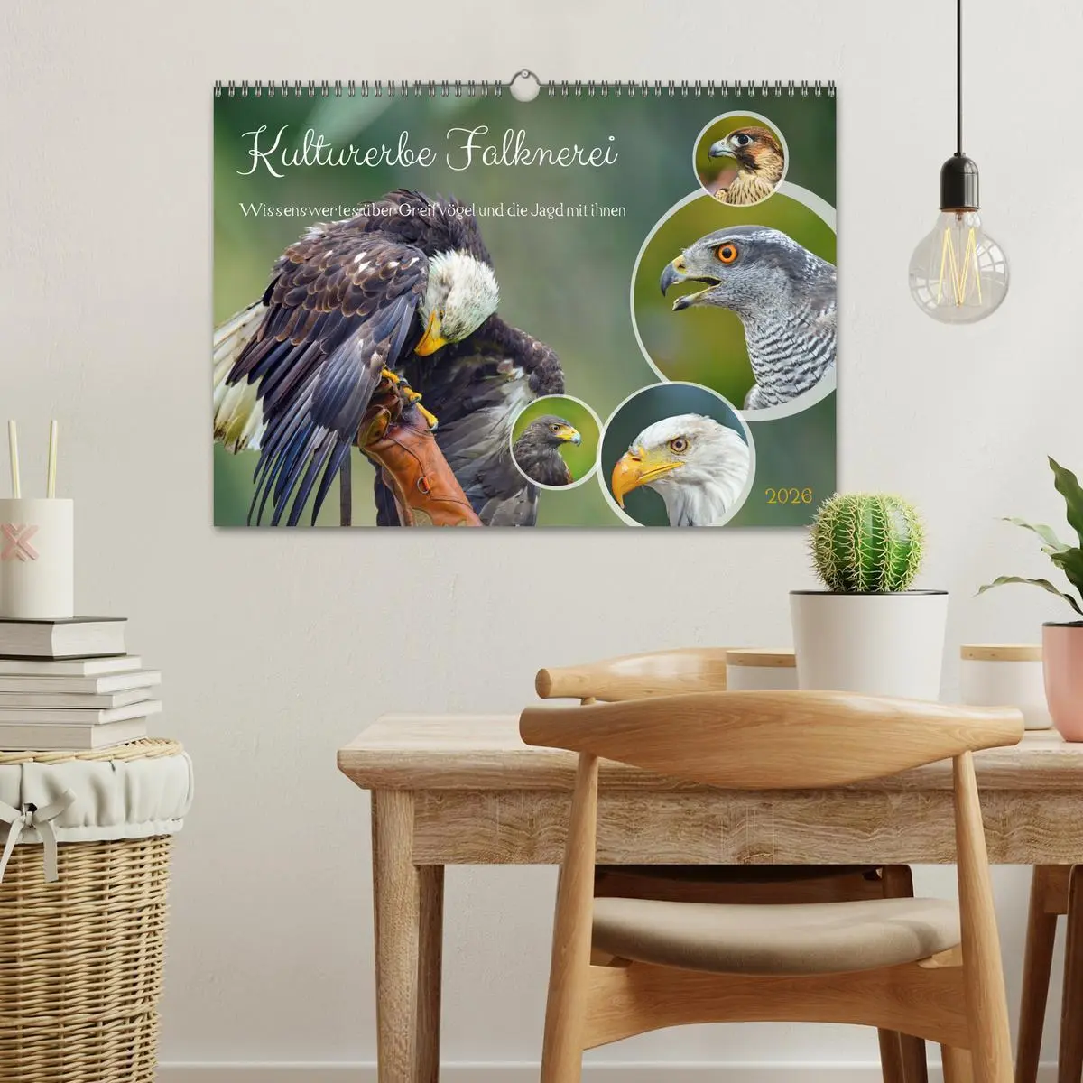 Bild: 9783457490952 | Kulturerbe Falknerei (Wandkalender 2026 DIN A3 quer), CALVENDO...
