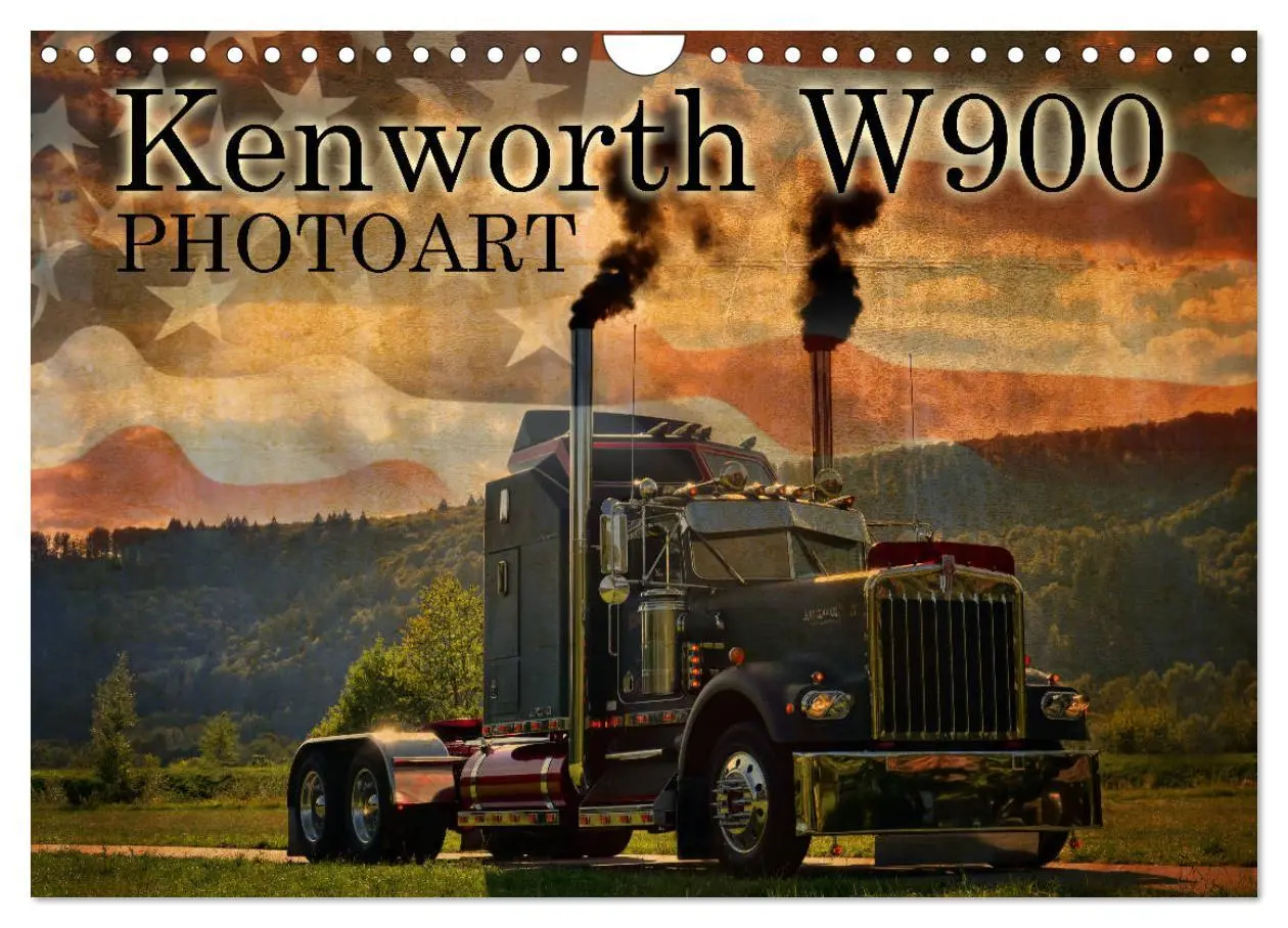 Cover: 9783457870952 | Kenworth W900 PHOTOART (Wandkalender 2026 DIN A4 quer), CALVENDO...