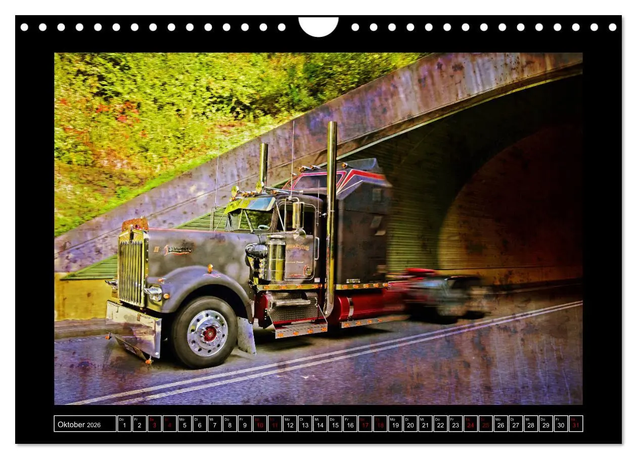 Bild: 9783457870952 | Kenworth W900 PHOTOART (Wandkalender 2026 DIN A4 quer), CALVENDO...