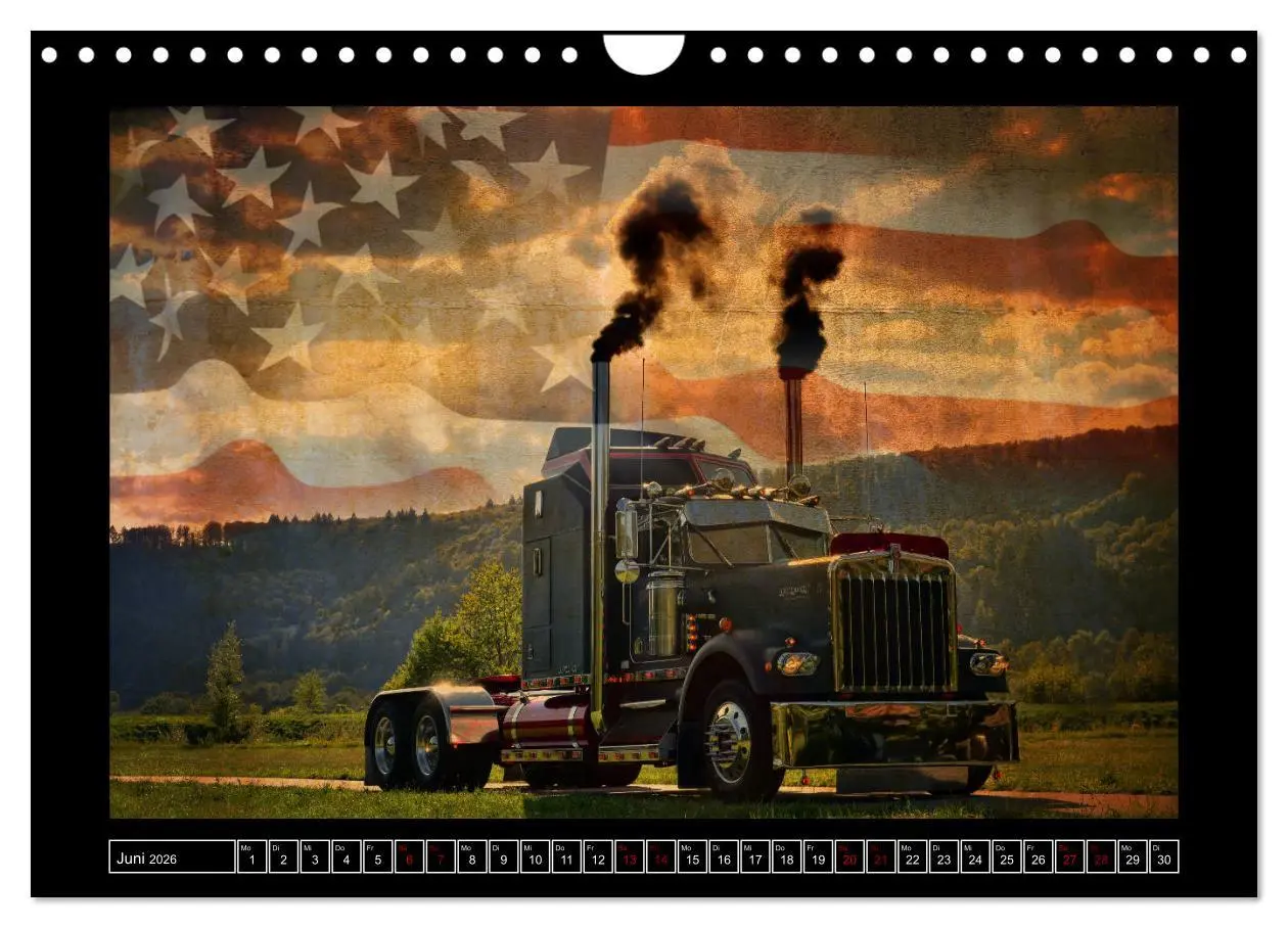 Bild: 9783457870952 | Kenworth W900 PHOTOART (Wandkalender 2026 DIN A4 quer), CALVENDO...