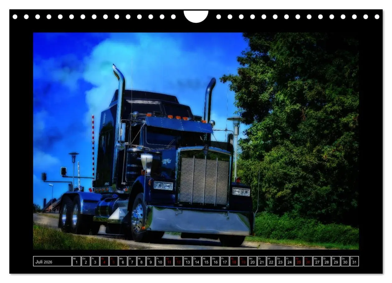 Bild: 9783457870952 | Kenworth W900 PHOTOART (Wandkalender 2026 DIN A4 quer), CALVENDO...
