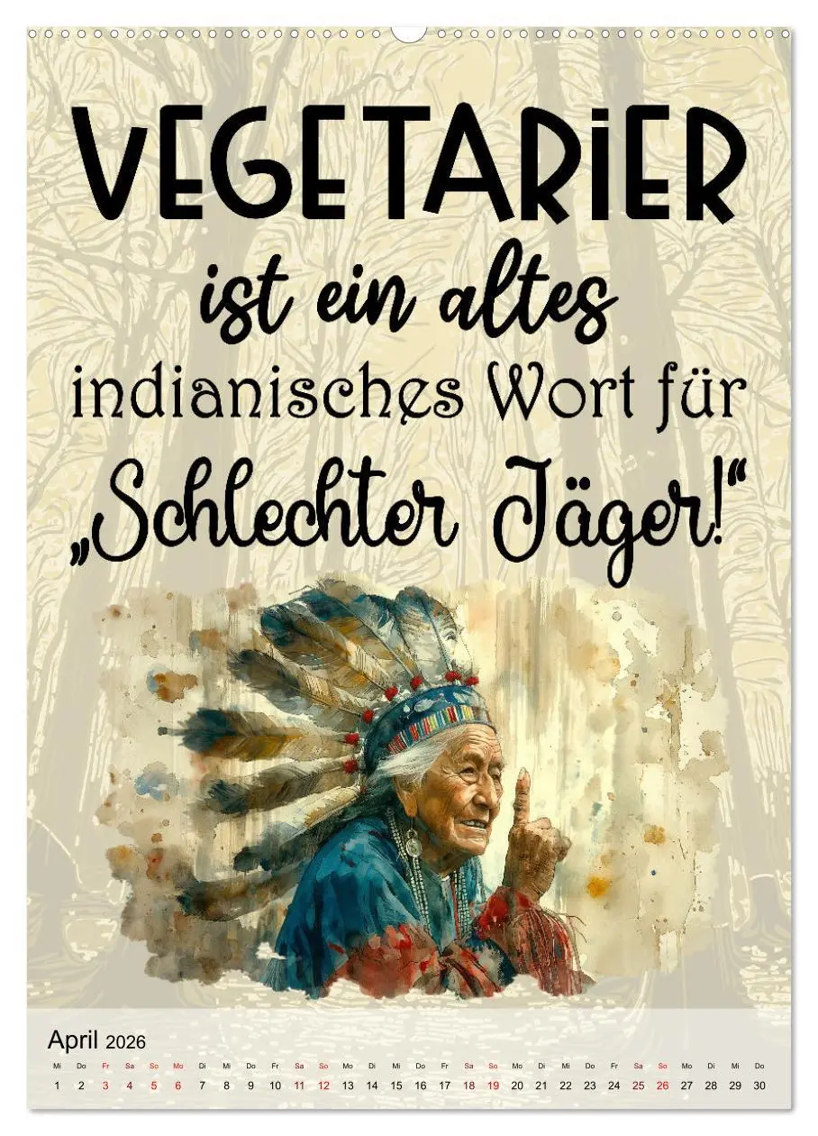 Bild: 9783516270952 | Jägersprüche (hochwertiger Premium Wandkalender 2026 DIN A2 hoch),...
