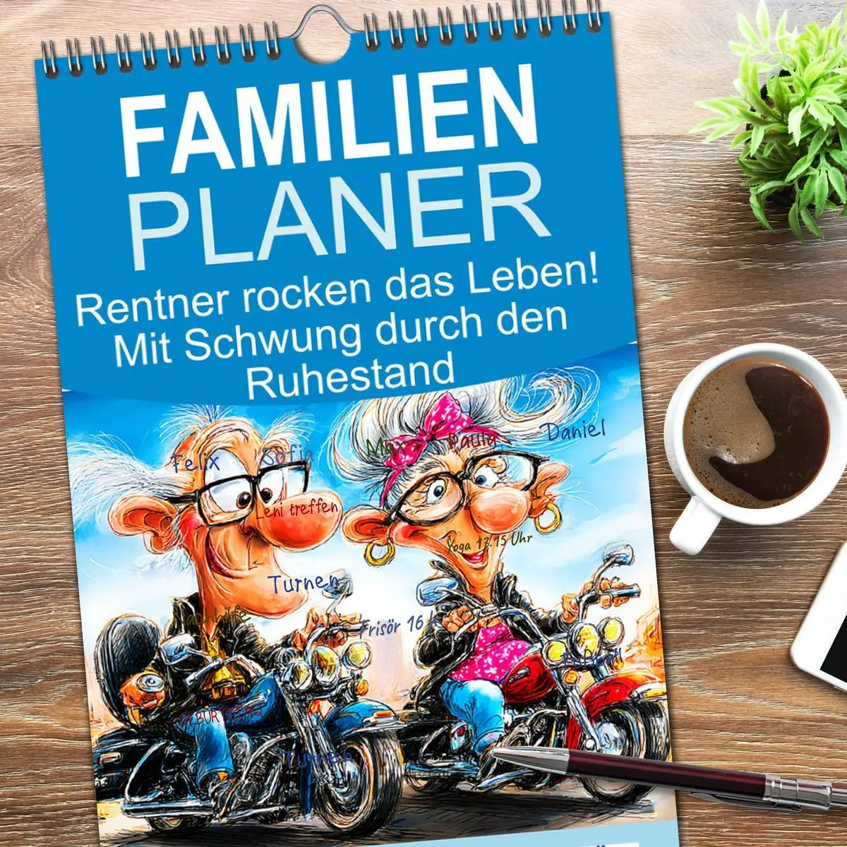 Bild: 9783516650952 | Familienplaner 2026 - Rentner rocken das Leben! Mit Schwung durch...