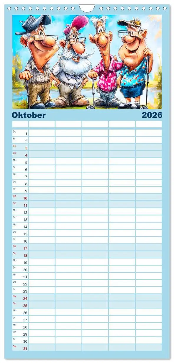 Bild: 9783516650952 | Familienplaner 2026 - Rentner rocken das Leben! Mit Schwung durch...