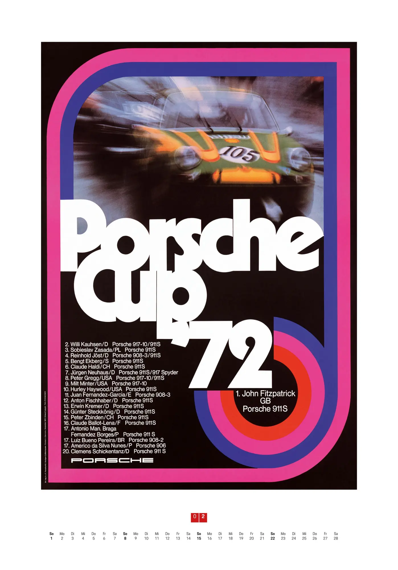 Bild: 9783667130952 | Porsche Rennplakate 2026 | Edwin Baaske | Kalender | 14 S. | Deutsch