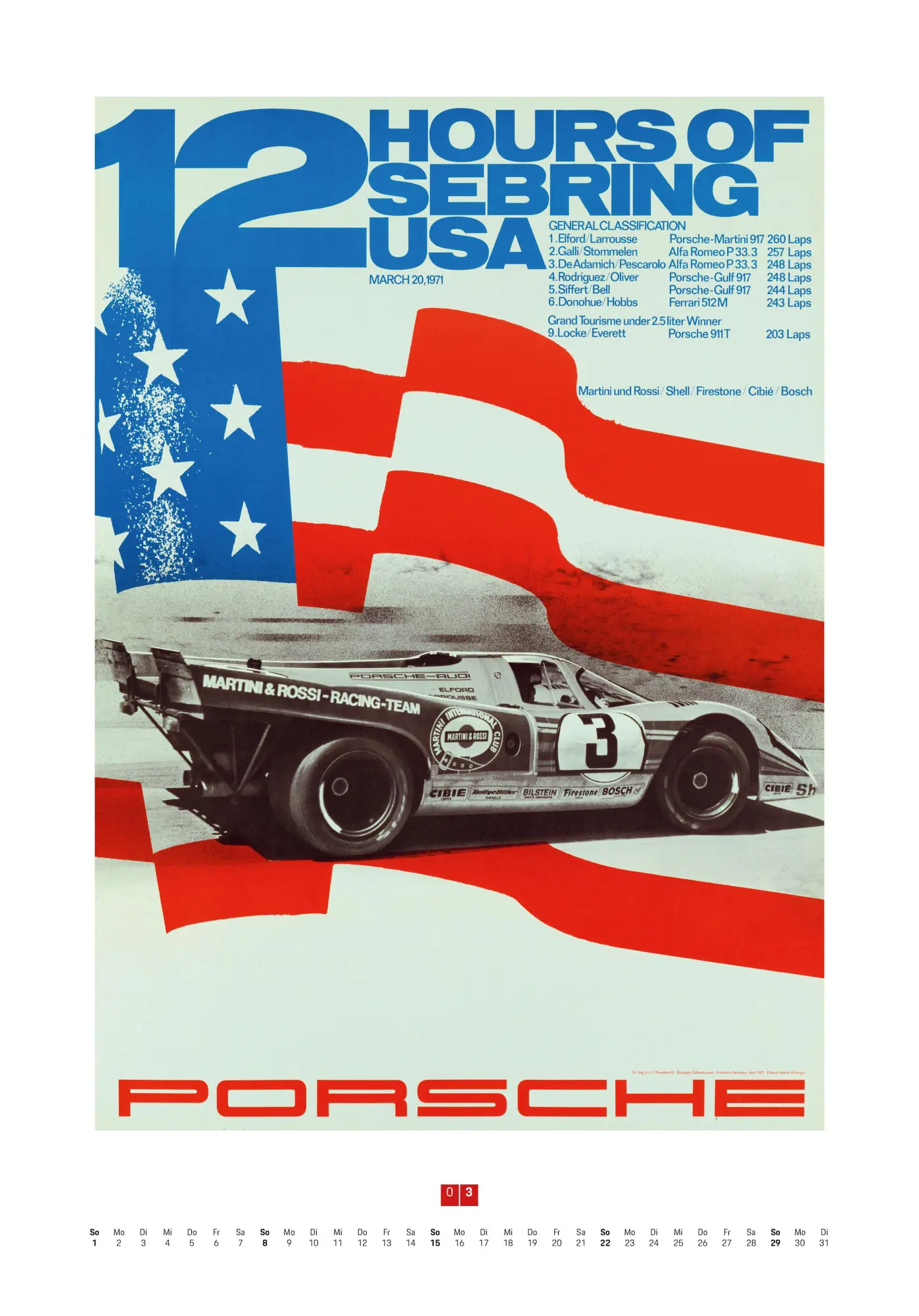 Bild: 9783667130952 | Porsche Rennplakate 2026 | Edwin Baaske | Kalender | 14 S. | Deutsch