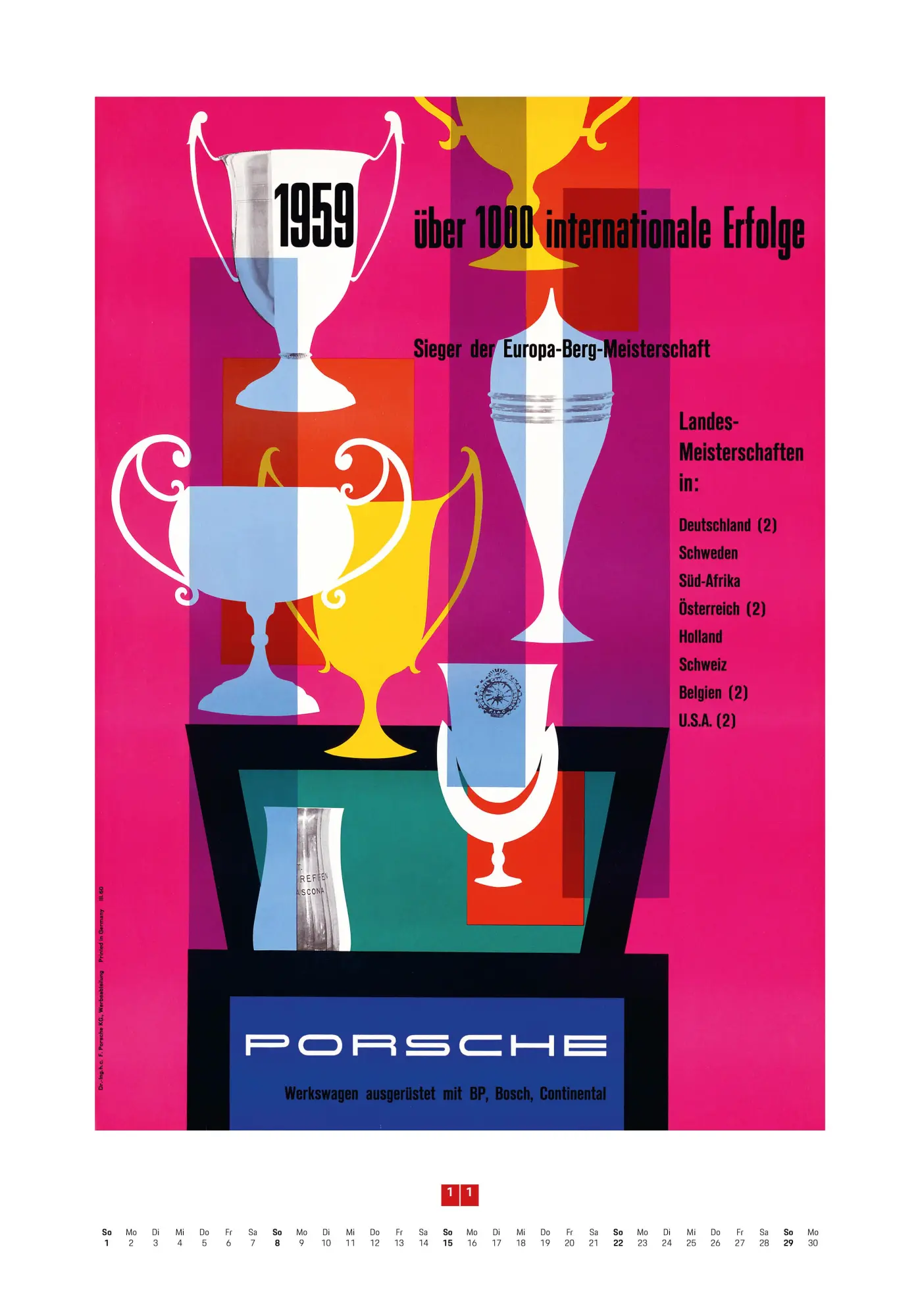 Bild: 9783667130952 | Porsche Rennplakate 2026 | Edwin Baaske | Kalender | 14 S. | Deutsch