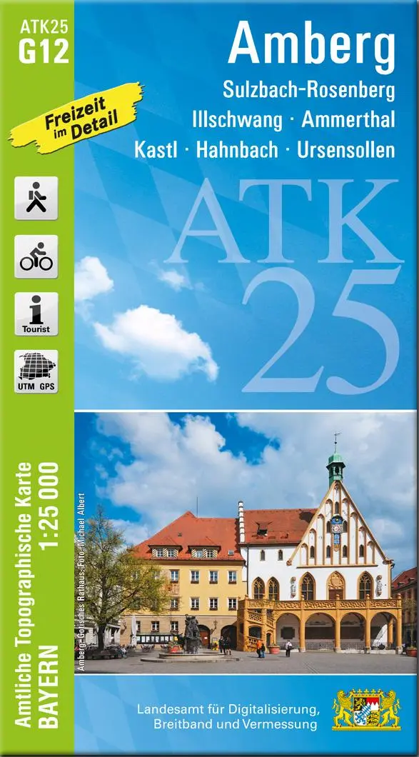 Cover: 9783987760952 | ATK25-G12 Amberg (Amtliche Topographische Karte 1:25000) | Deutsch